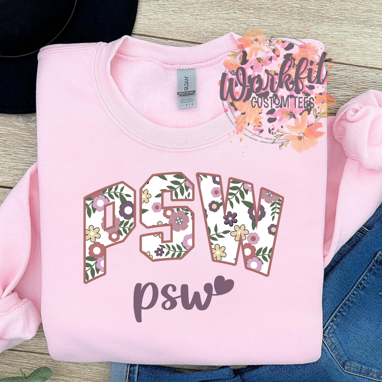 PSW floral Crewneck