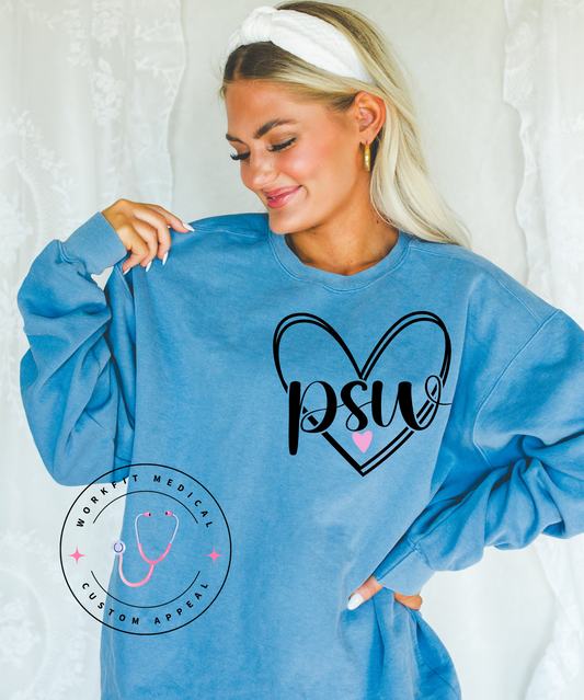 PSW Demin Comfort Color Crew