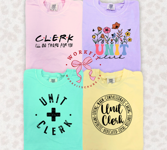 Unit Clerk Bundle T-Shirt Pkg