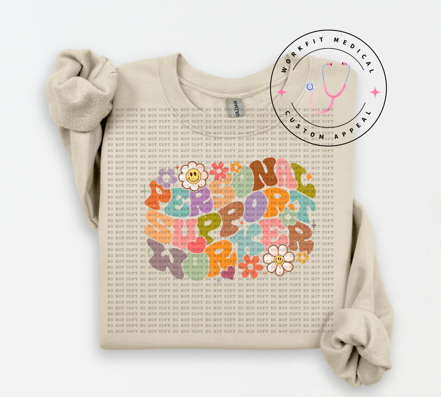 Retro Floral Crewneck