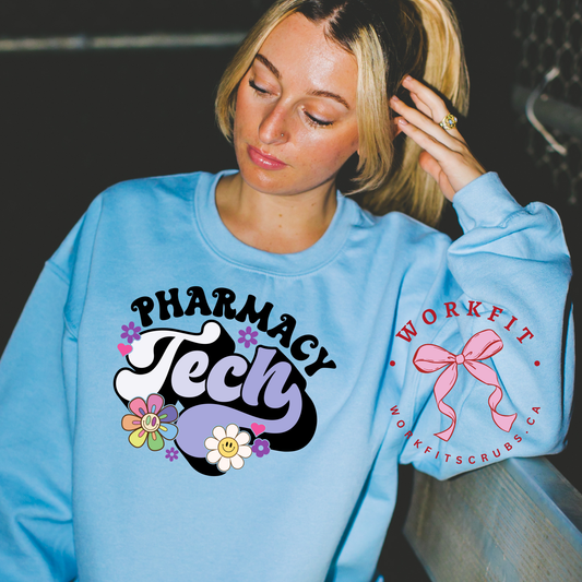 Retro times Pharmacy Tech Crewneck