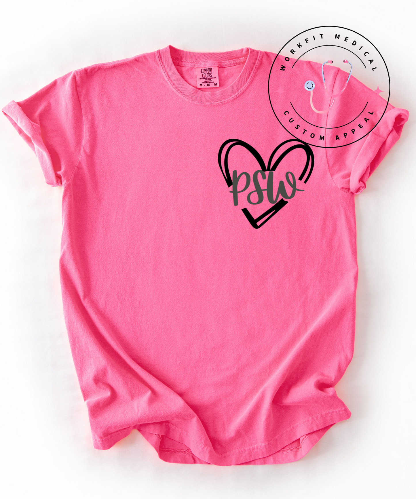 PSW oversized heart t-shirt