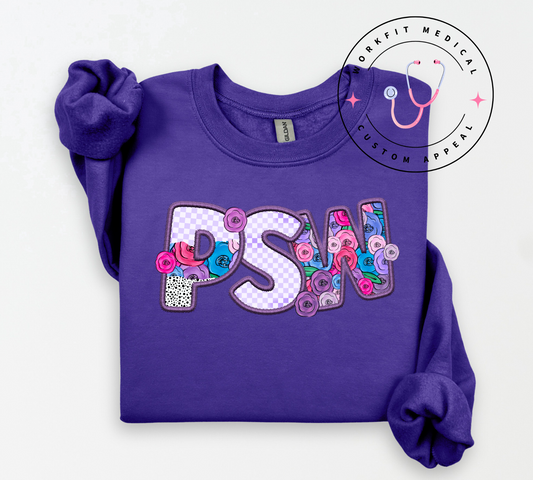 Simply Floral PSW Crewneck