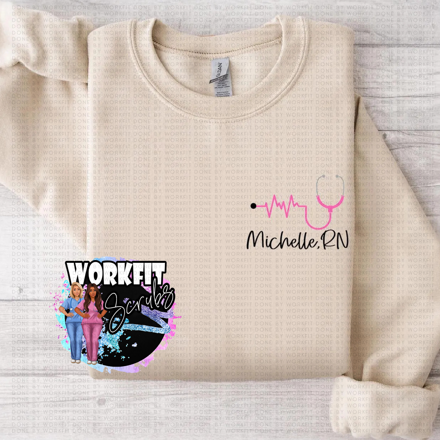 Custom Crewneck - Rep Your Designation" Crew