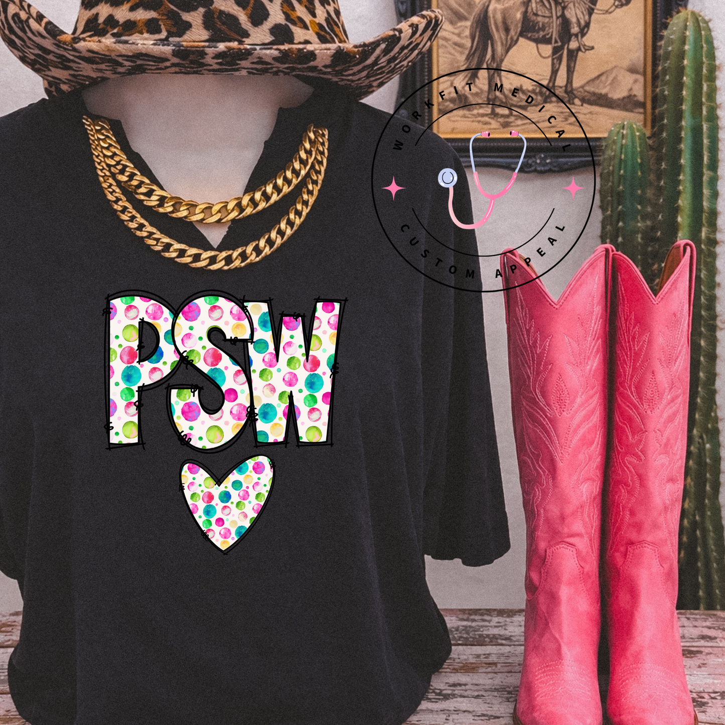 Poke a Dot Font PSW T-Shirt