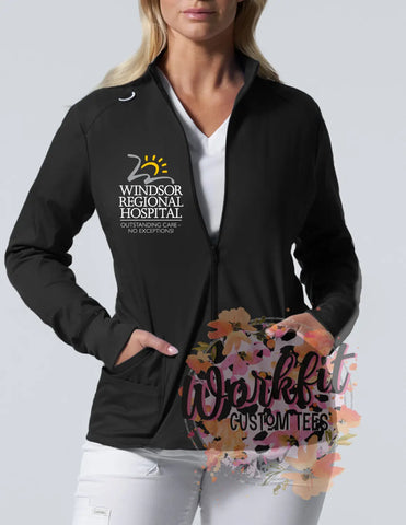 Women’s Warm up 3 pocket jacket- Windsor Regional Hospital