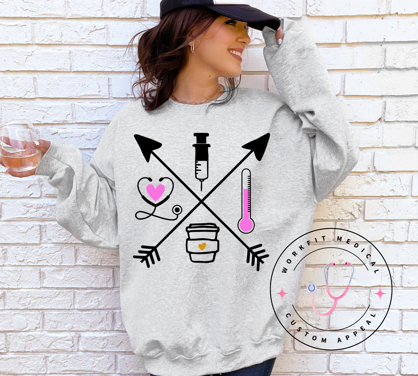 A few Nurse things Crewneck