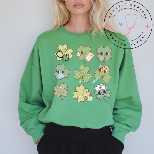 St.Patty's Day Medical Crewnecks