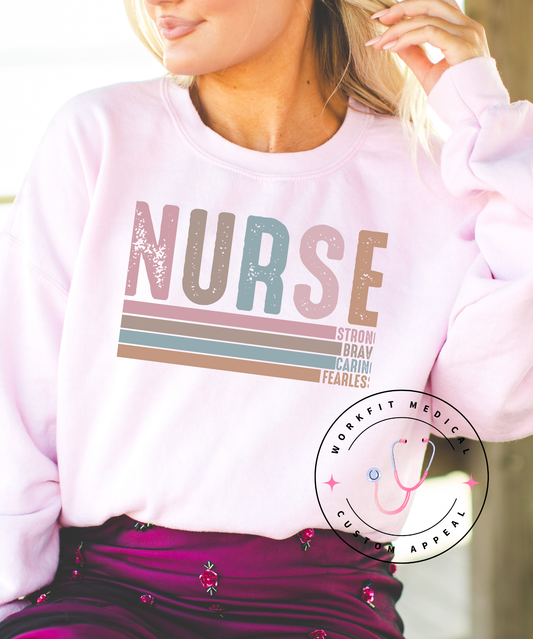 Pink Nurse Crewneck