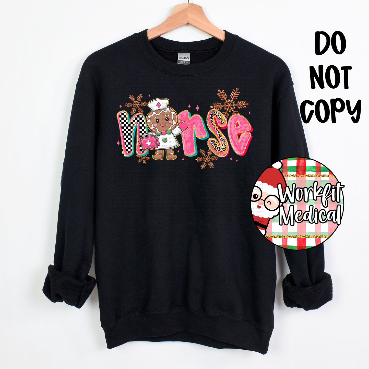 Gingerbread Nurse Crewneck