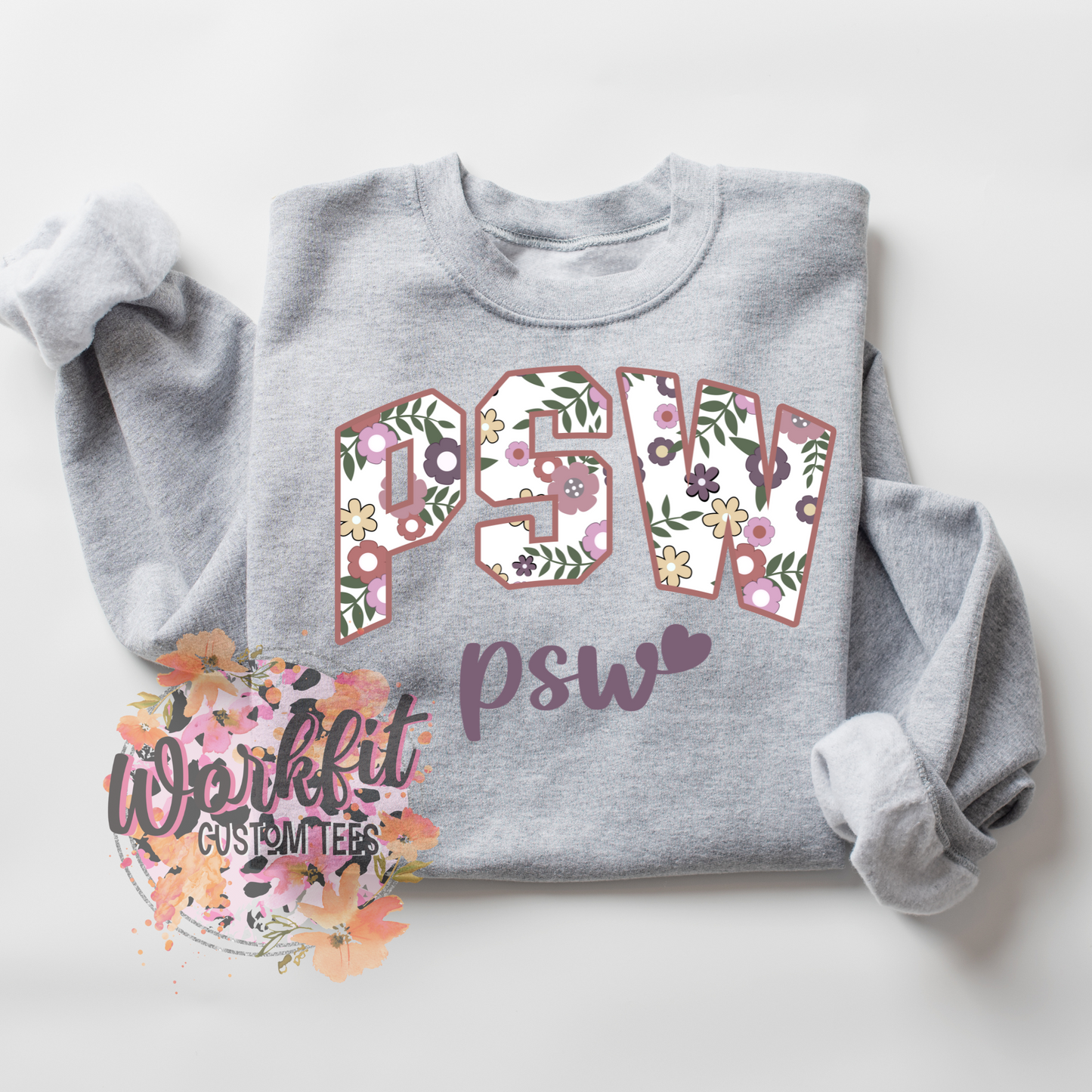 PSW floral Crewneck