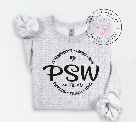Compassion Caring PSW Crewneck