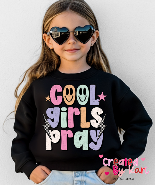 Cool Girls Pray Youth Sweater