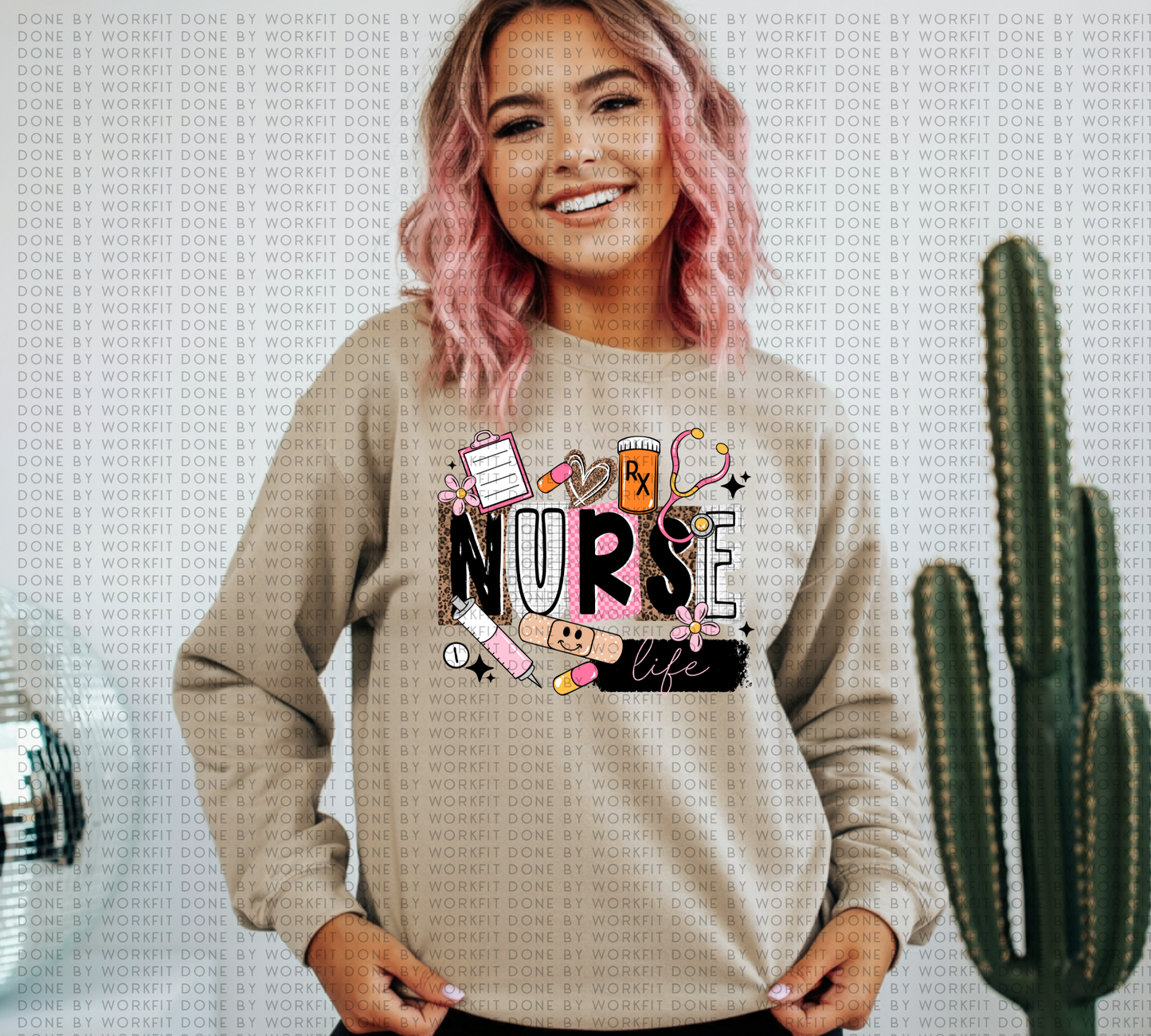 A Little bit of Nursing things Crewneck