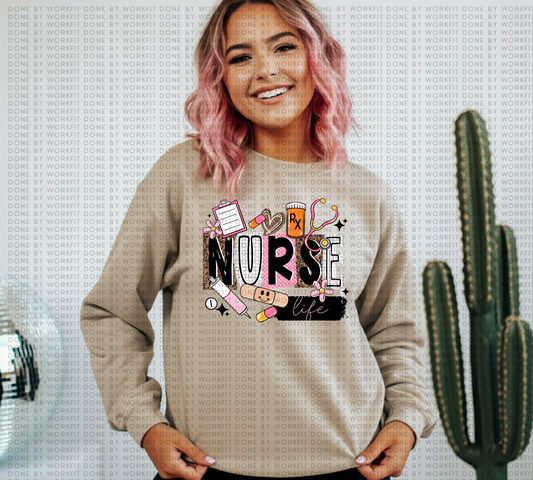 A Little bit of Nursing things Crewneck