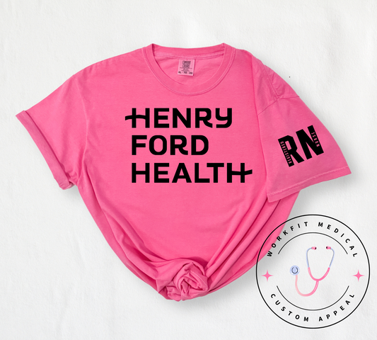 Henry Ford Health RN Comfort Color Tees