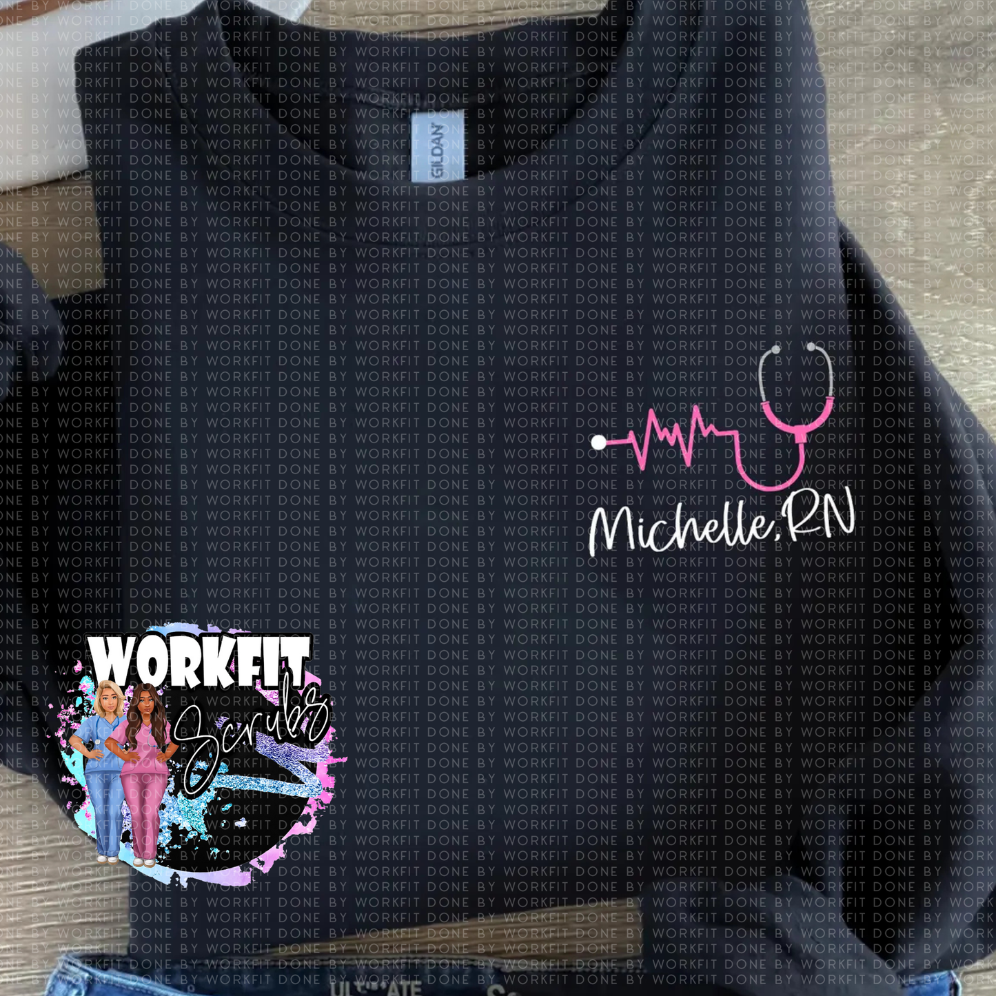 Custom Crewneck - Rep Your Designation" Crew