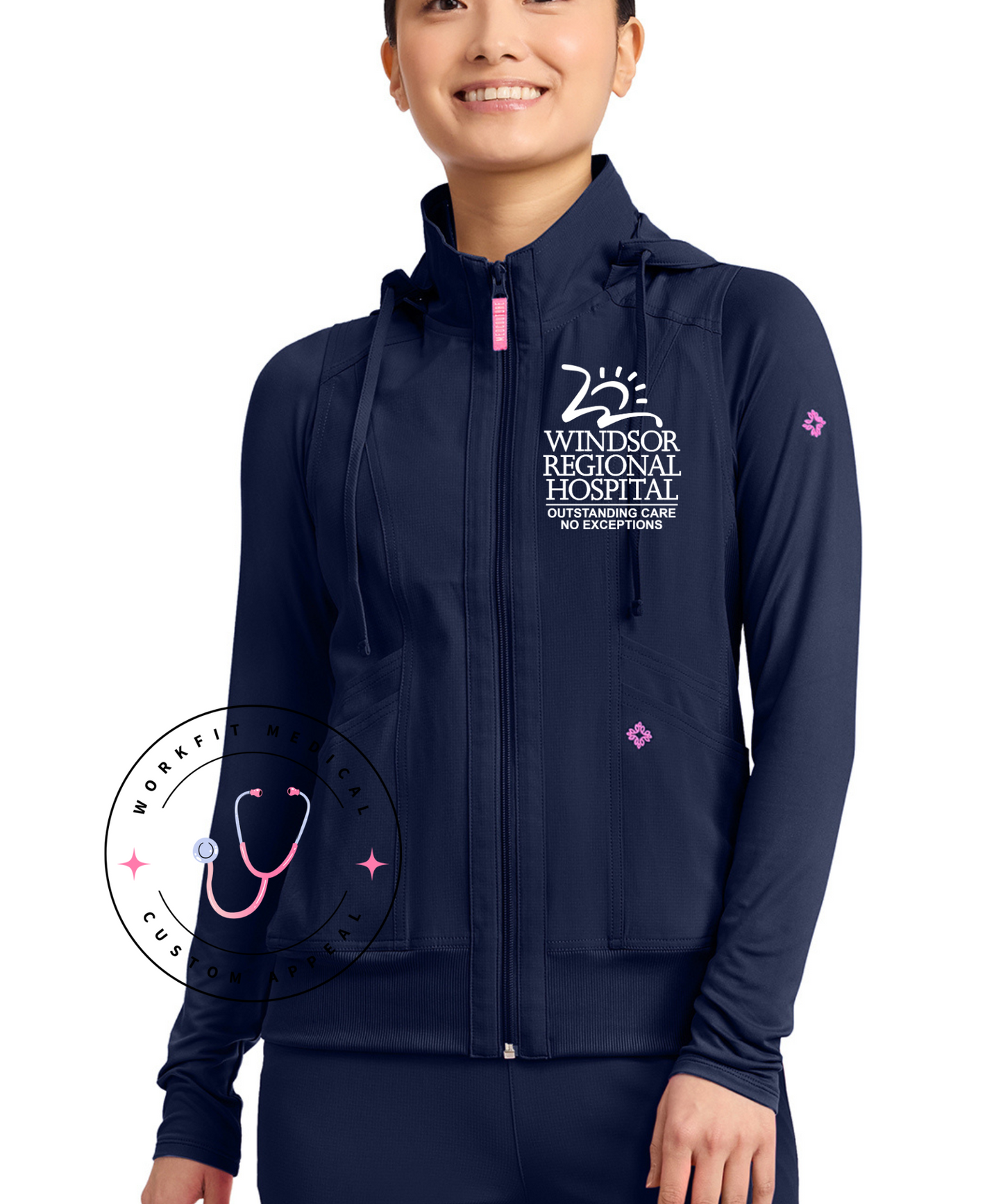 WRH Women's 4-Pocket Zip Front Vest