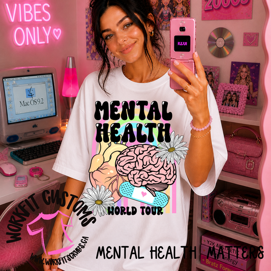 Mental Health and all the VIBES T-Shirt