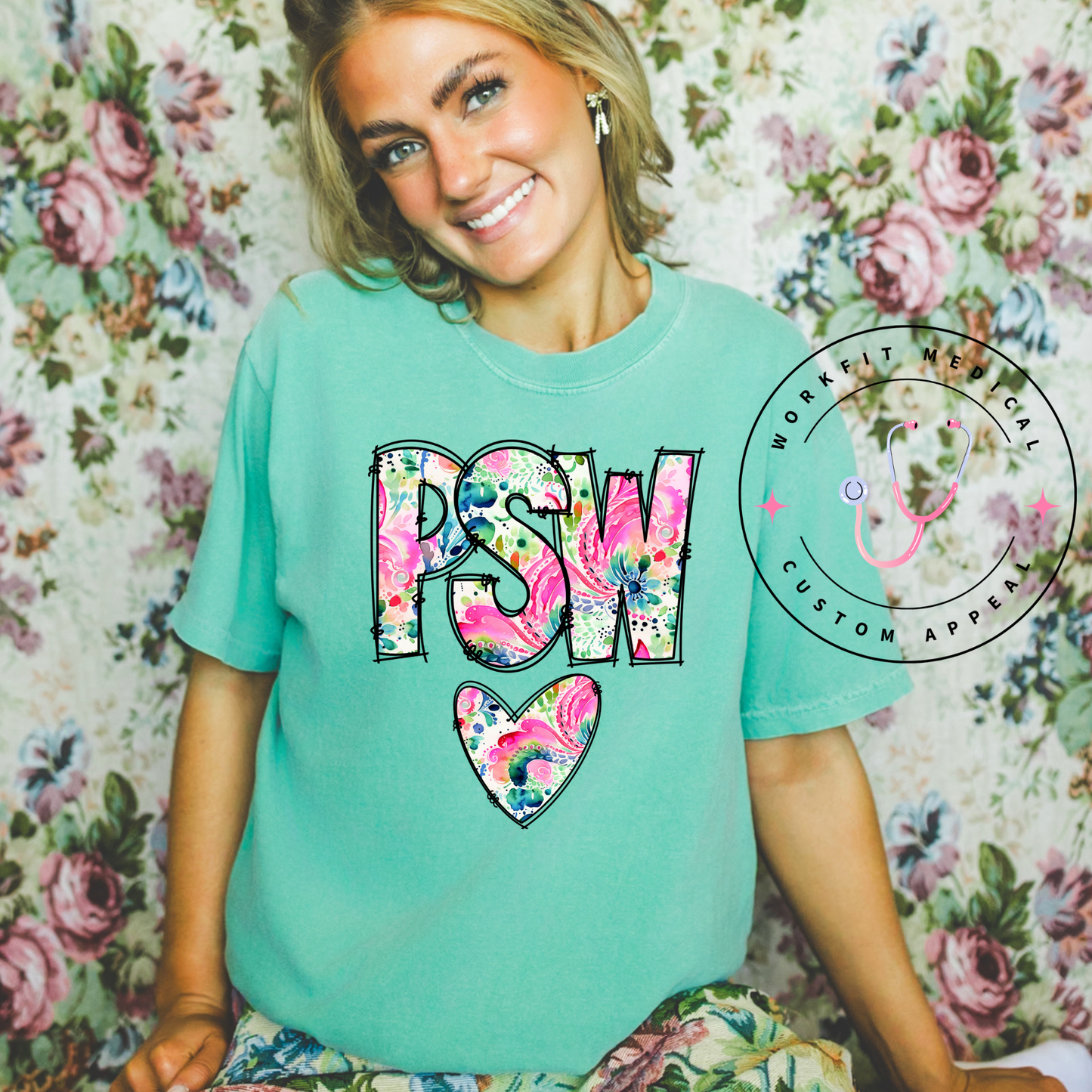 FLoral Font PSW T-Shirt