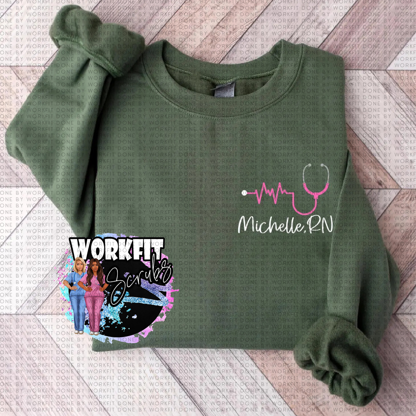 Custom Crewneck - Rep Your Designation" Crew