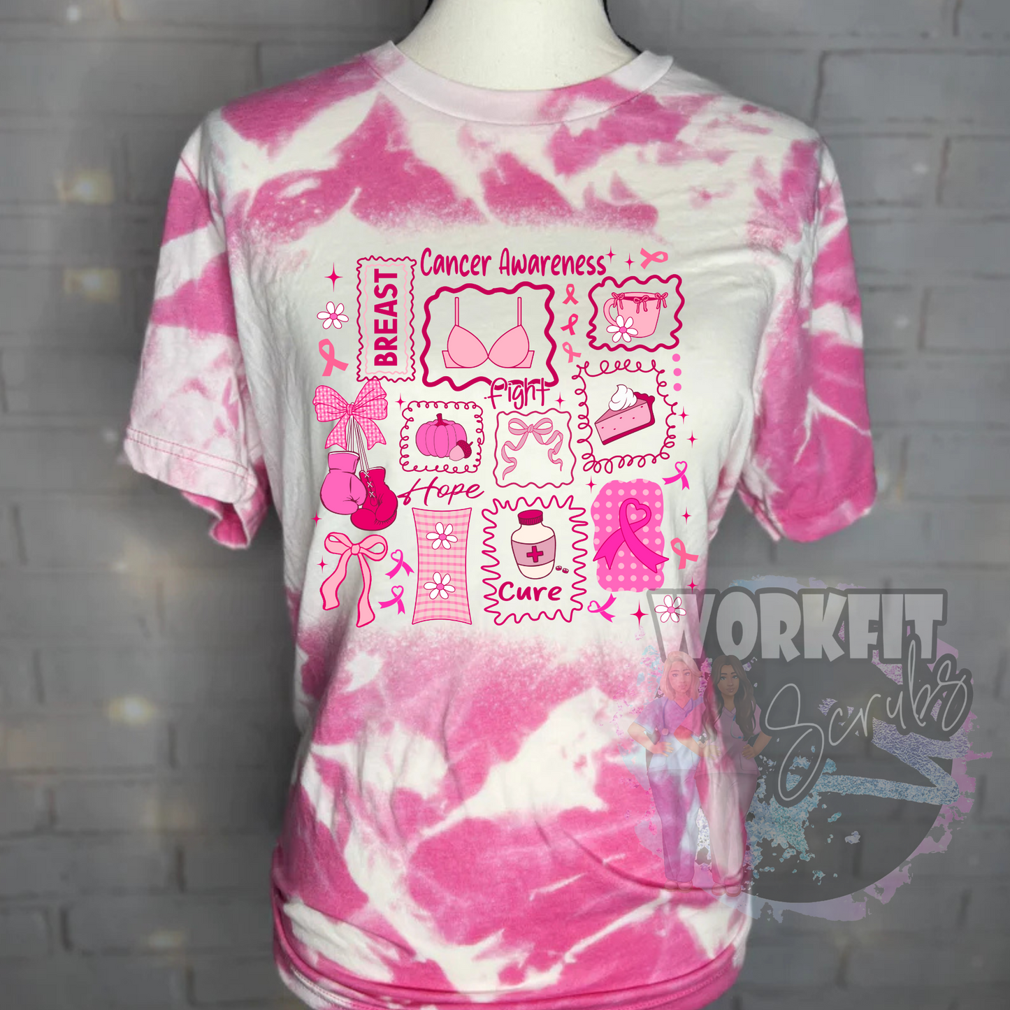 Exclusive Bleach Tie Dye Awareness Tees