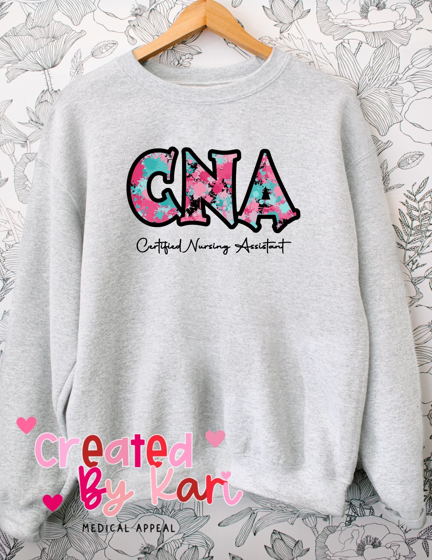 CNA splash Art Crewneck