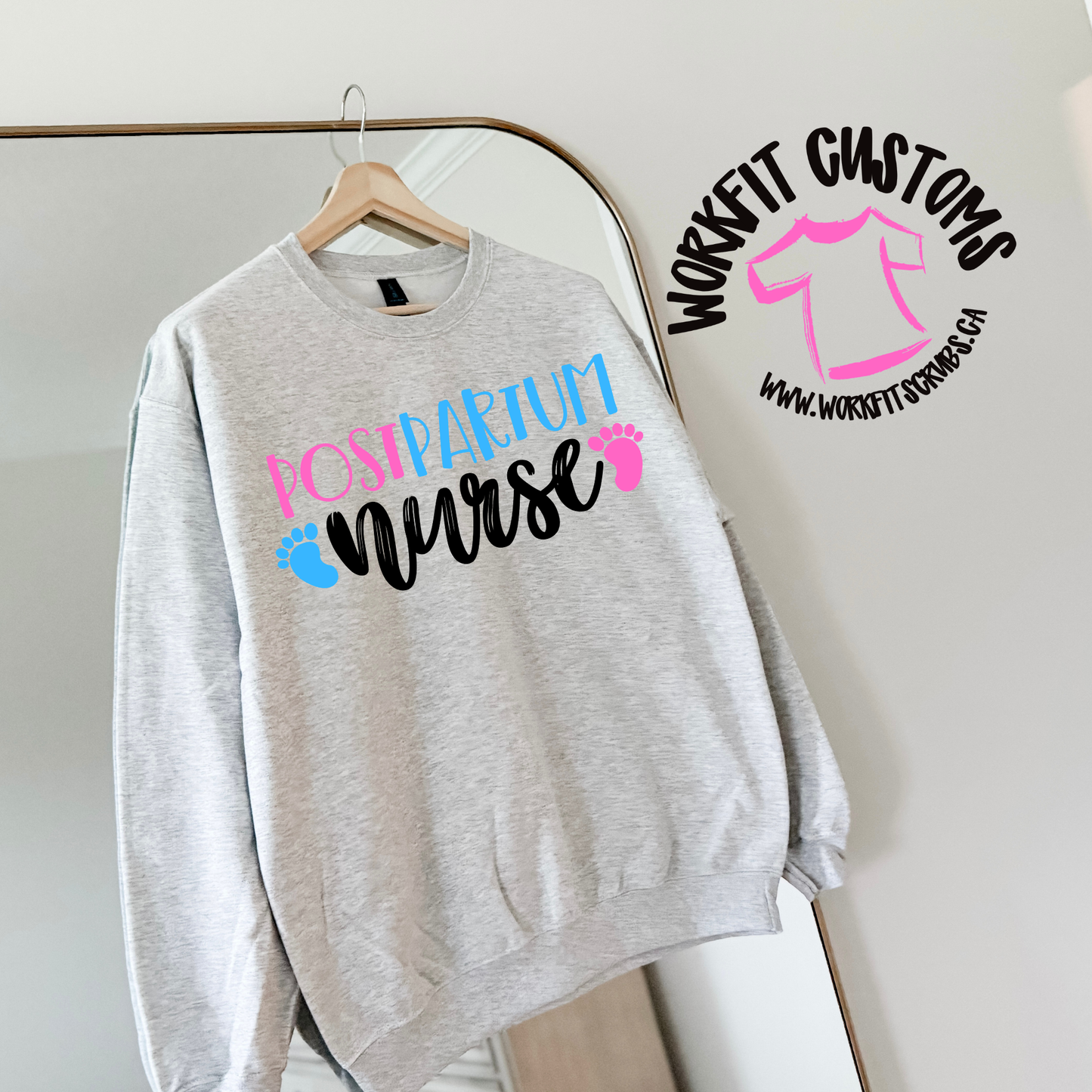 Post Partum Nurse Crewneck