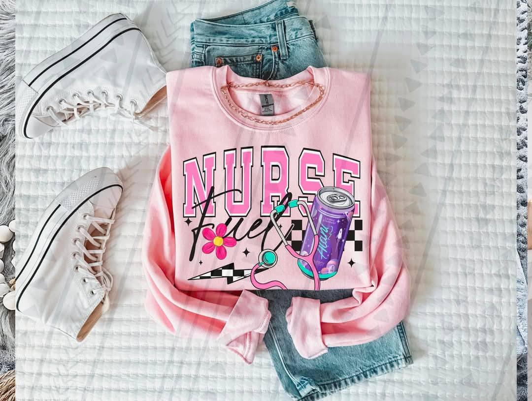 Nurse Fuel Alani Crewnecks