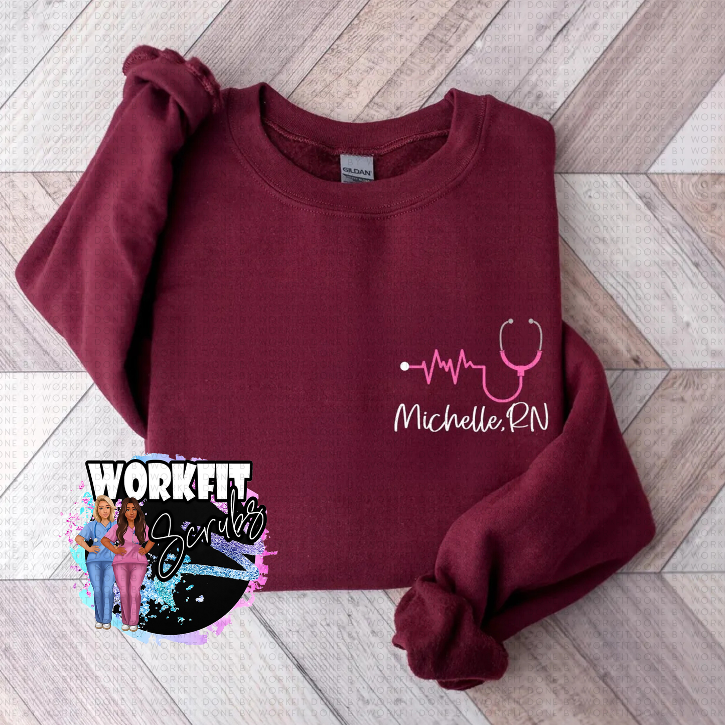 Custom Crewneck - Rep Your Designation" Crew