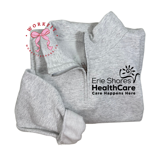 1/4 Zip Crewneck Sweaters- Erie Shores