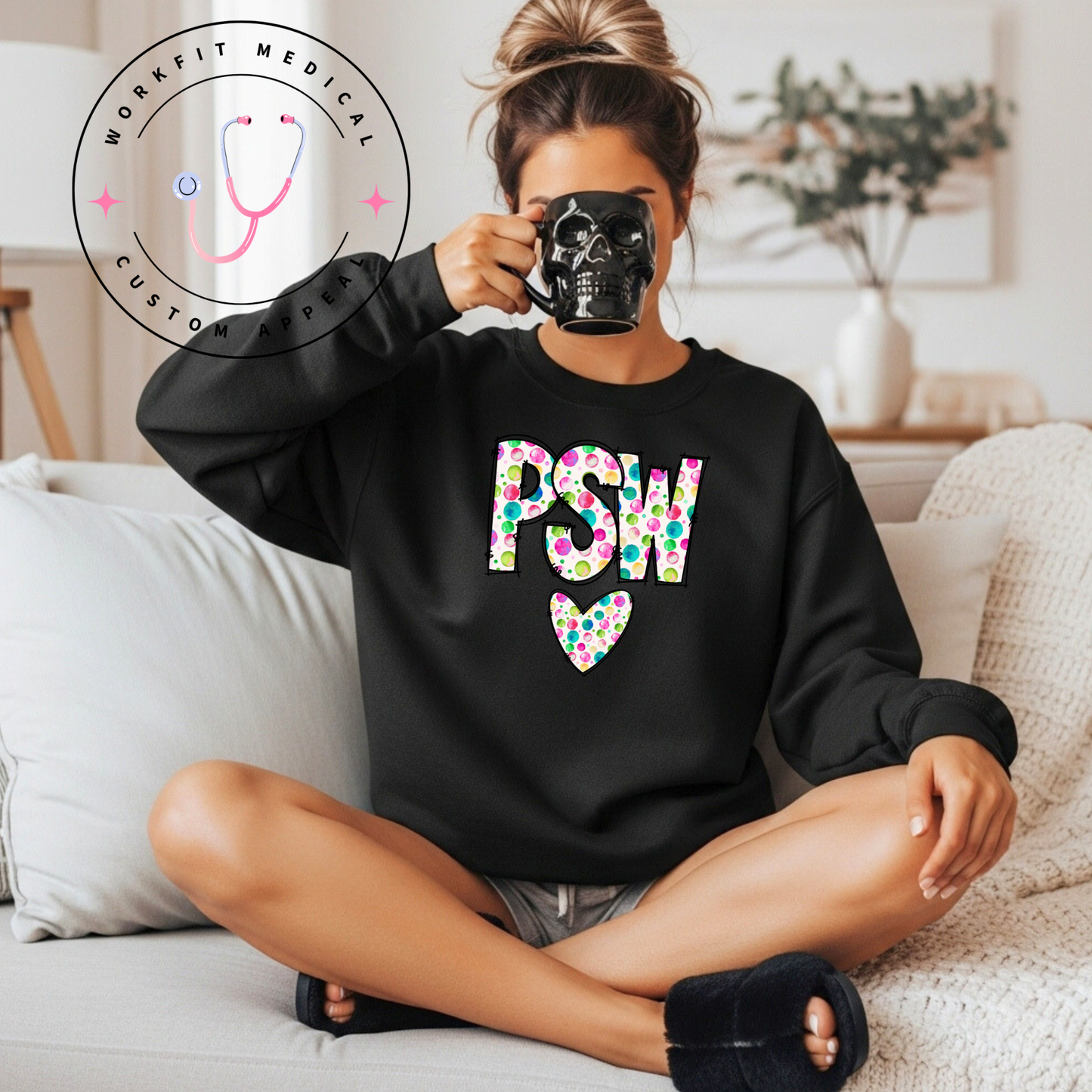 Pok a Dot PSW Crewneck
