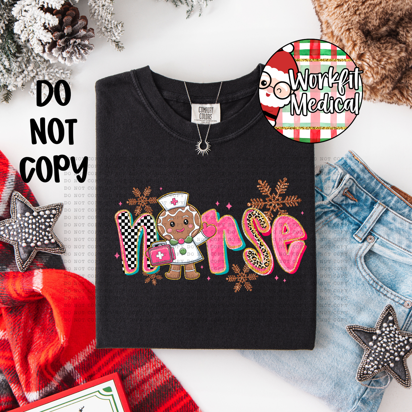 Nurse Gingerbread T-Shirt