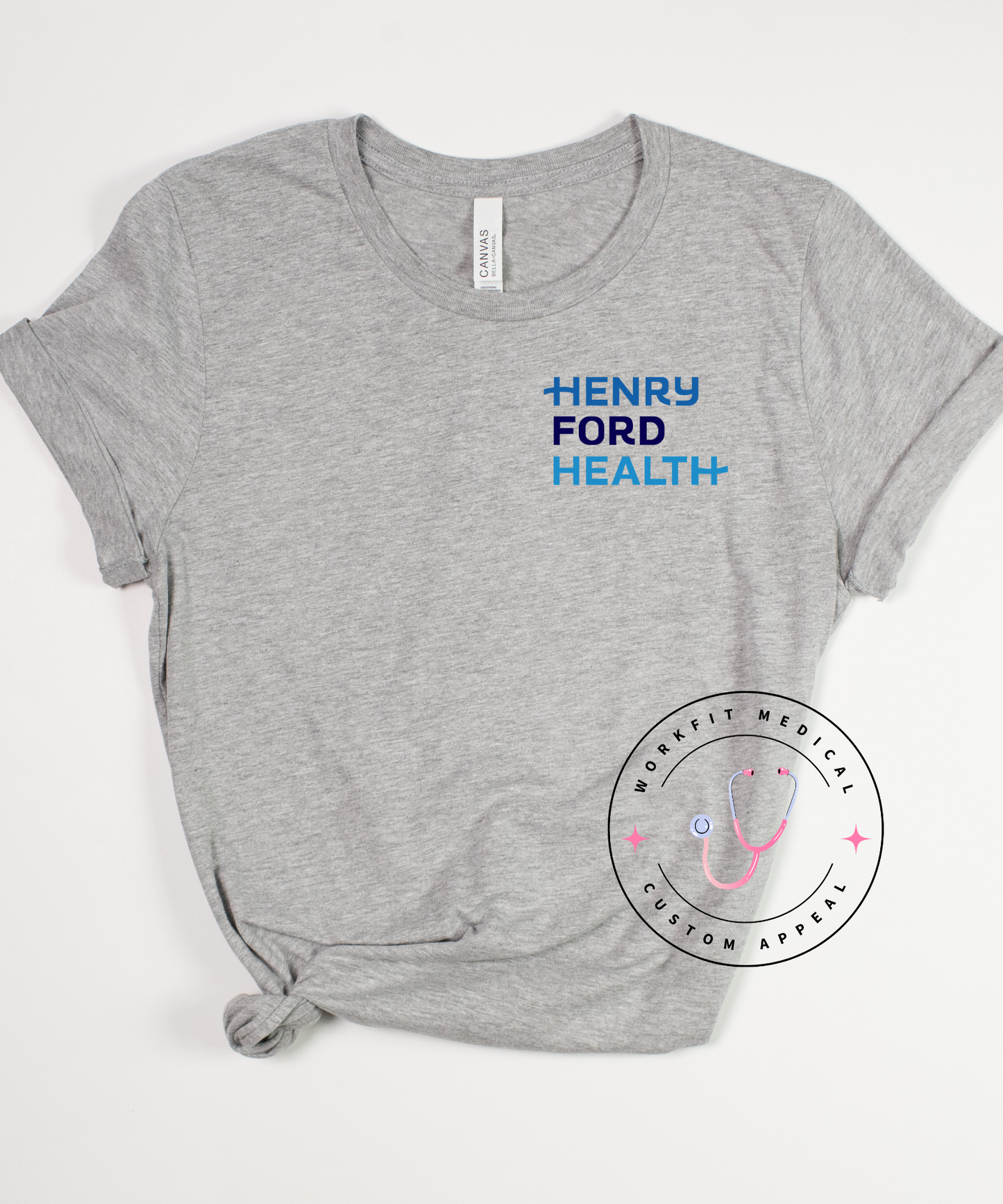 Bella Canvas Henry Ford Health Care Tees