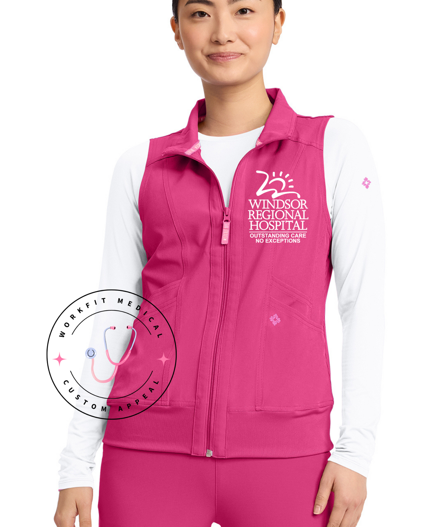 WRH Women's 4-Pocket Zip Front Vest