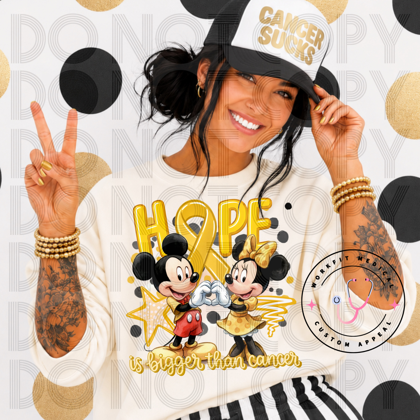 Character Childhood Cancer Awareness Tees