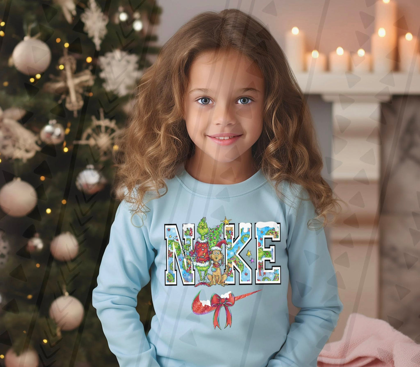 Youth Grinch N!KE sweater