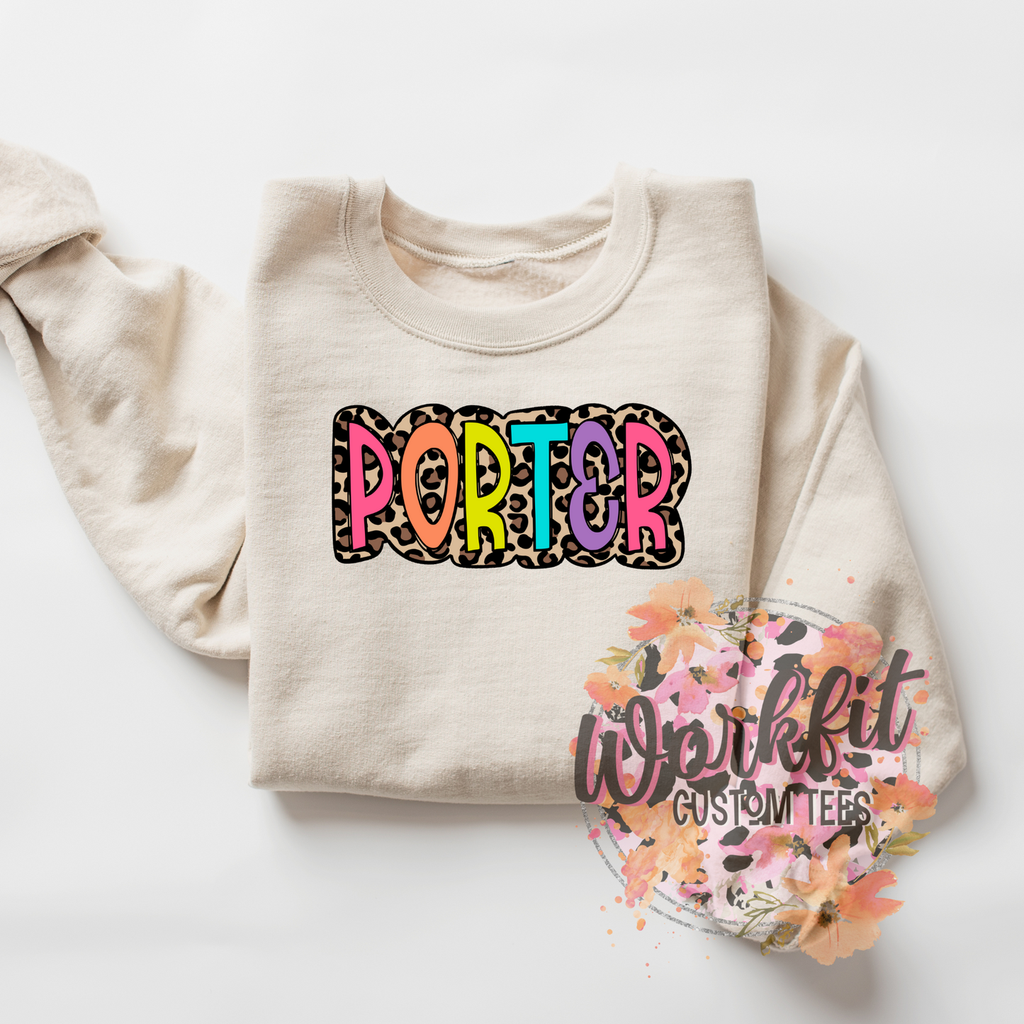 Colourful Leopard PORTER Crewneck