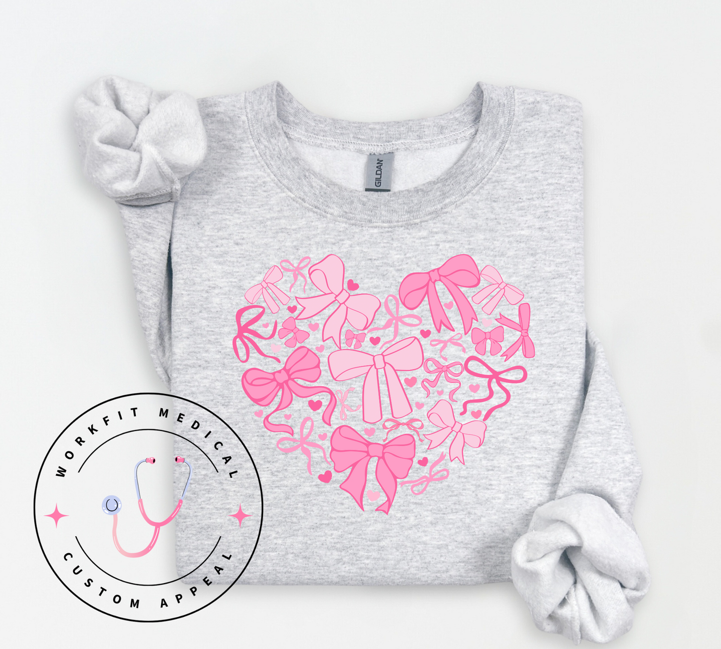 Heart of a million bows Crewneck