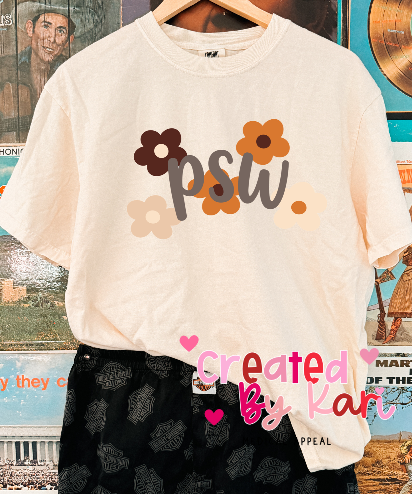 PSW Retro Flower Tee