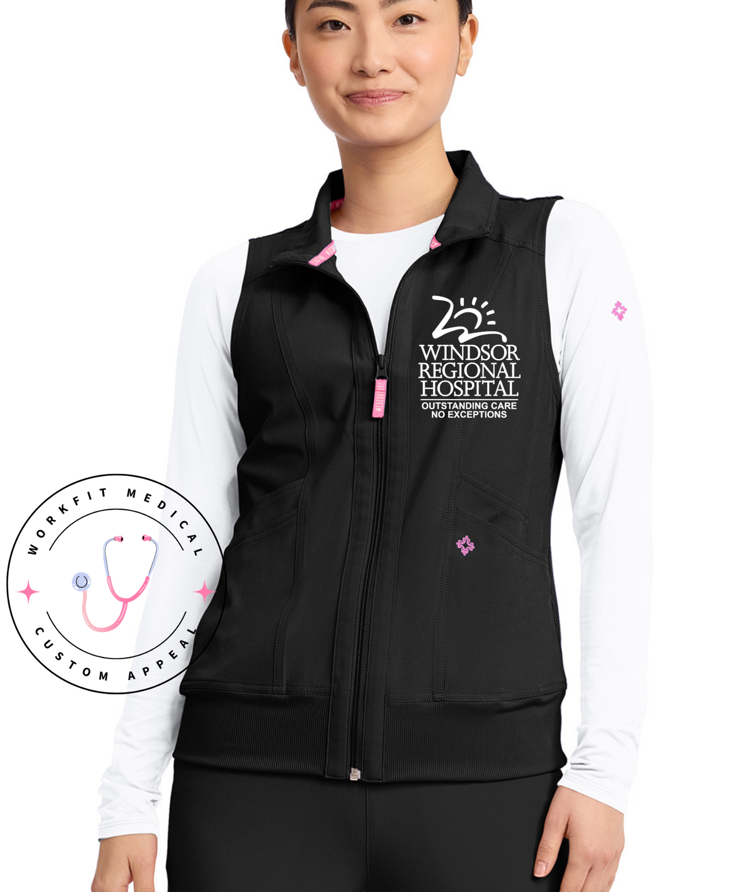 WRH Women's 4-Pocket Zip Front Vest