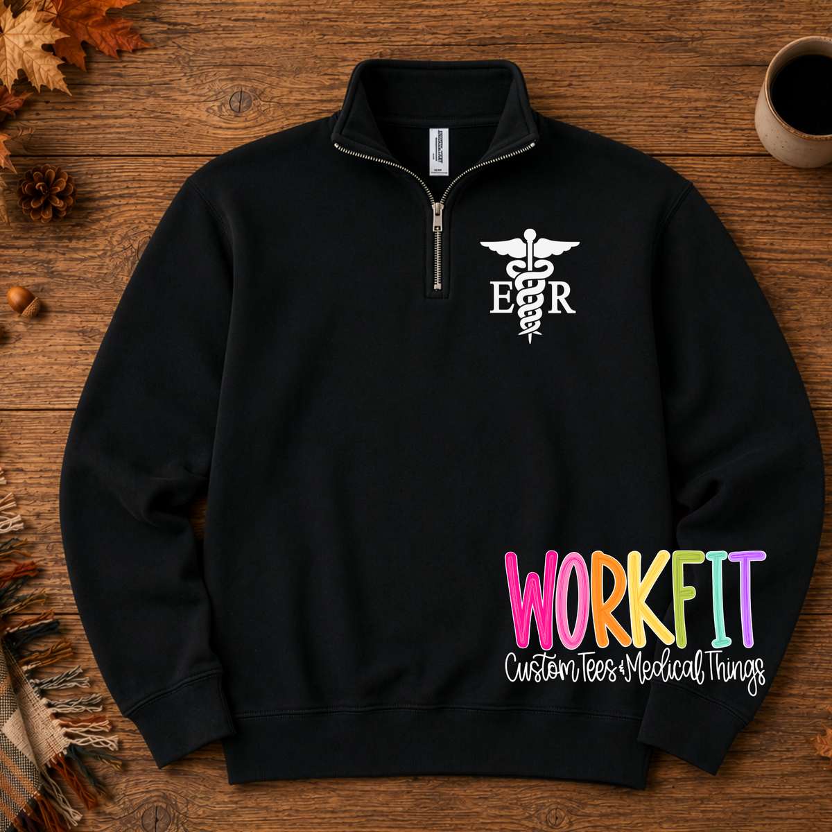 ER /Symbol 1/4 Zip Ups