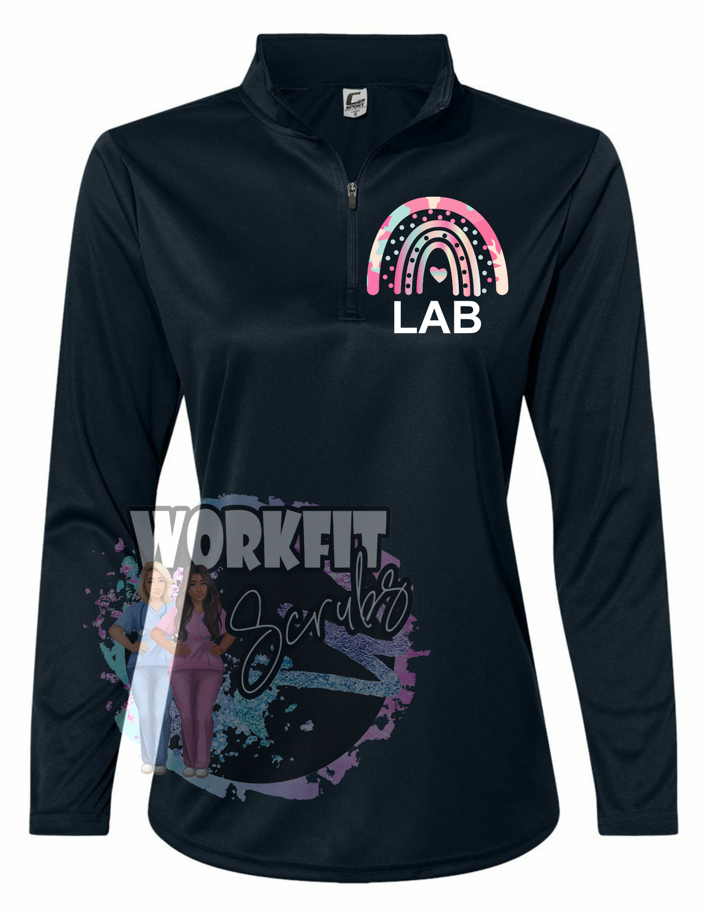 LAB Rainbow 1/4 Zip Up