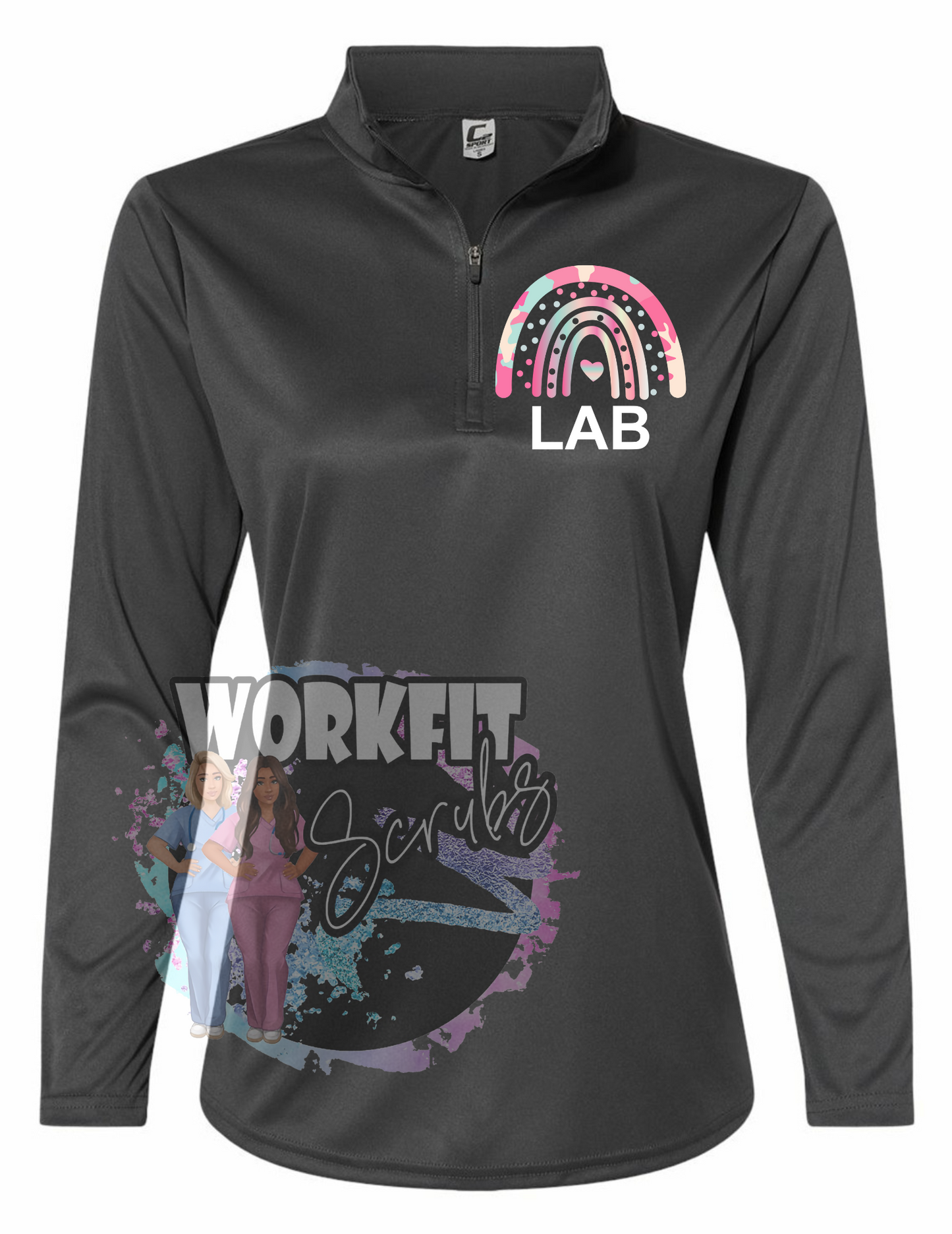 LAB Rainbow 1/4 Zip Up