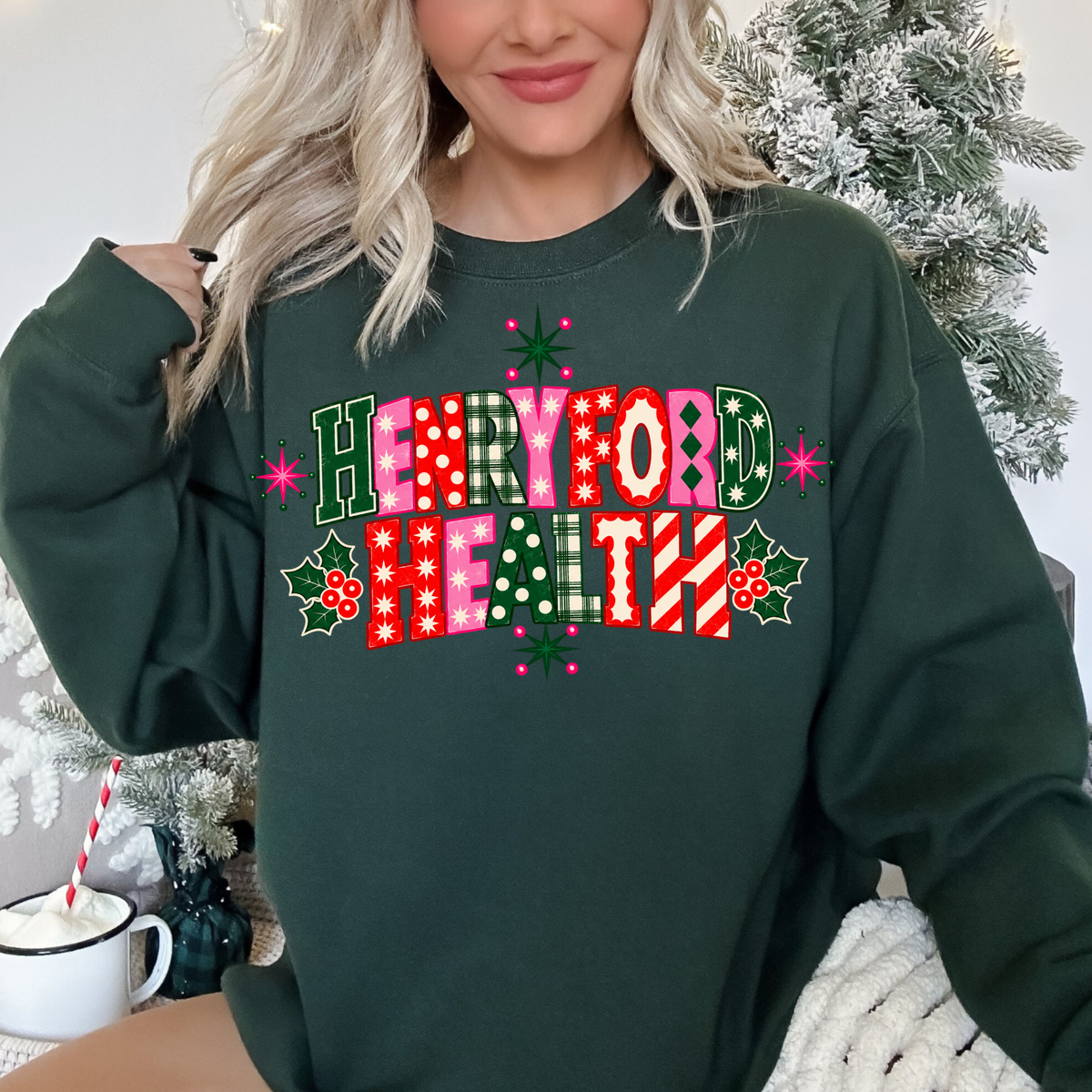 Henry Ford Festive Holiday Crewneck