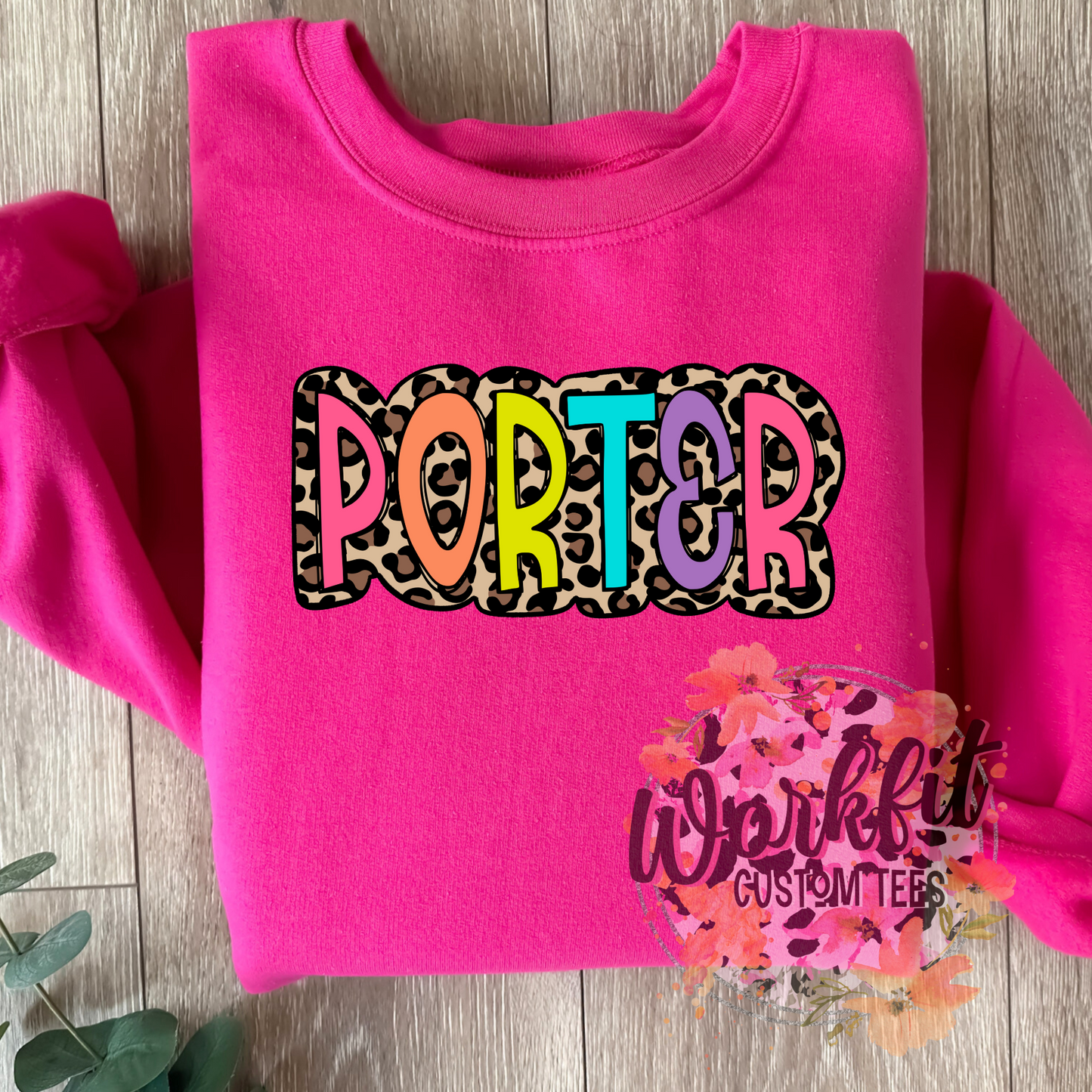 Colourful Leopard PORTER Crewneck