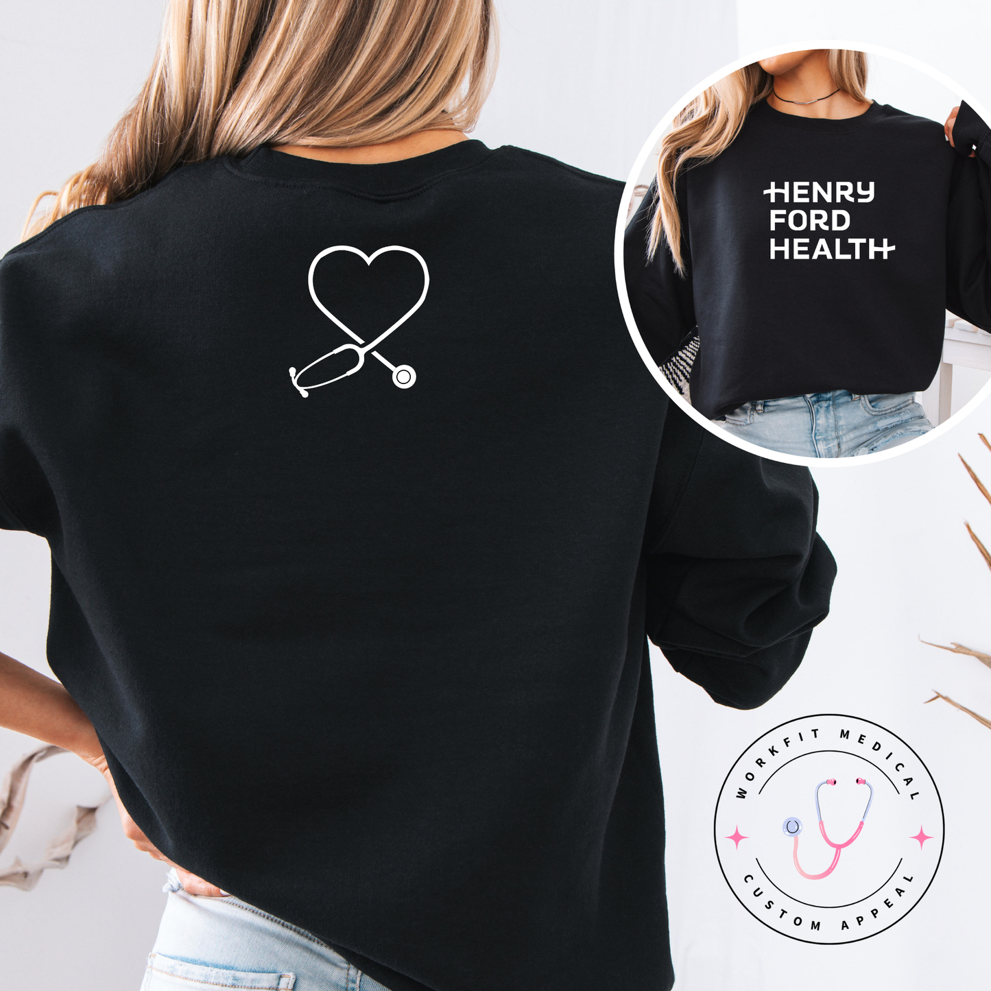 Henry Ford Health Care Stethoscope Crew