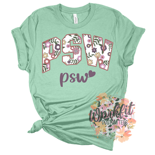 Floral PSW T Shirt