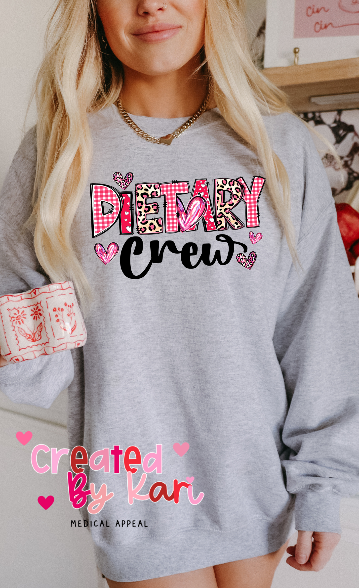 Dietary V-Day Crewneck