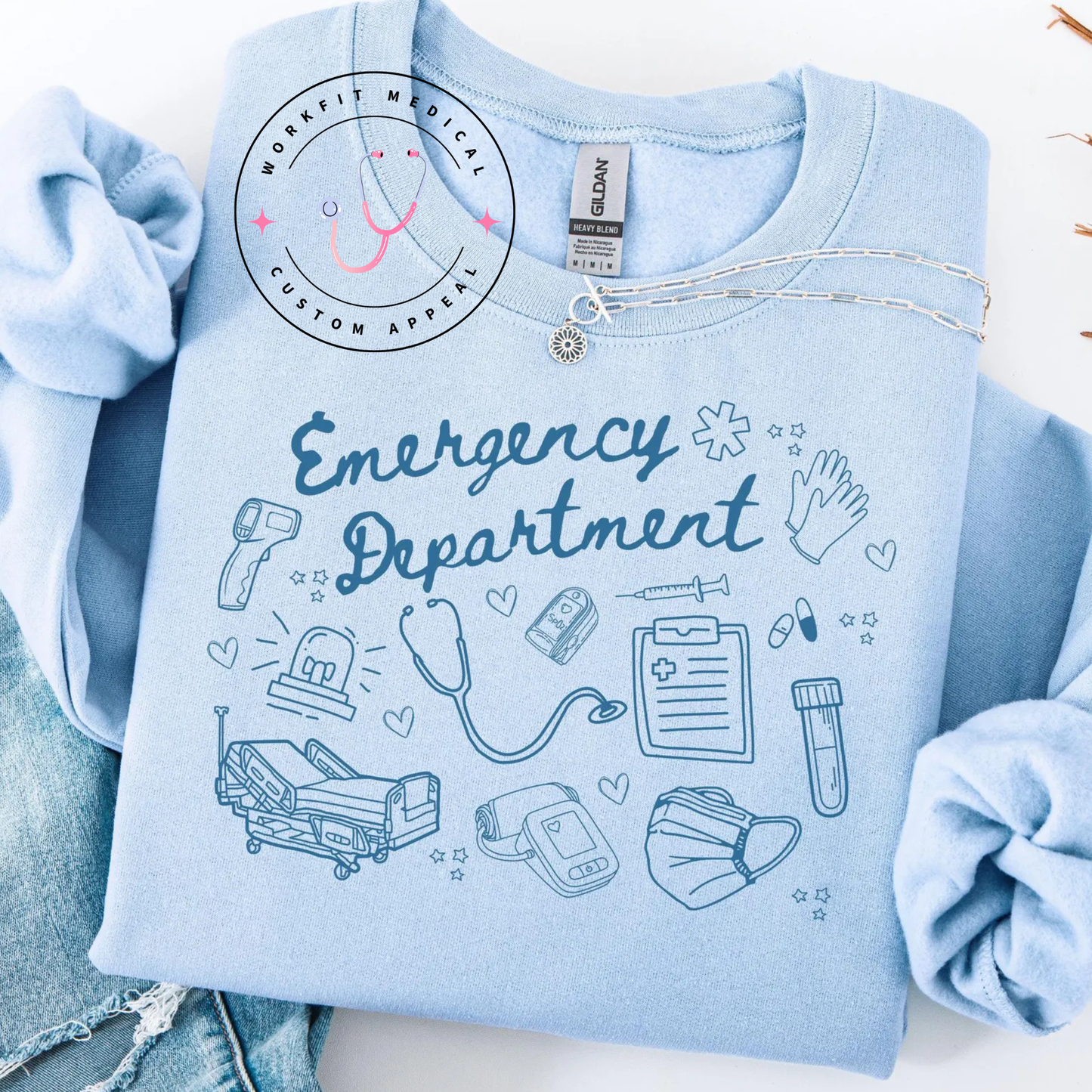 All Things ER Dept. Crewneck
